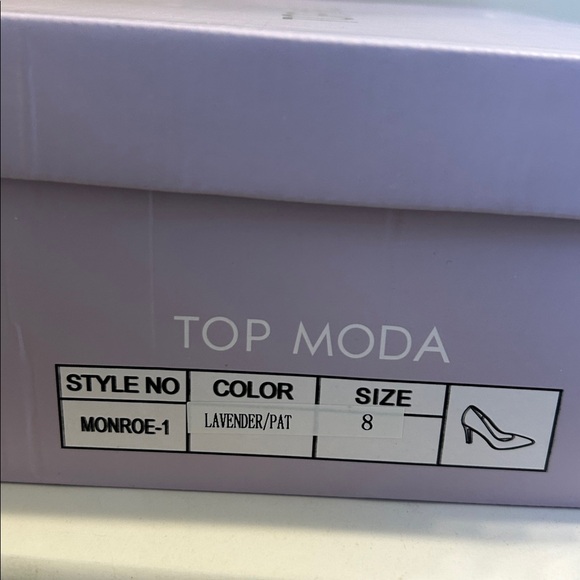 NIB lavender heels - Picture 9 of 10